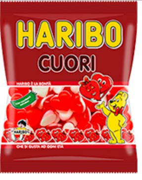 CARAMELLE HARIBO CUORI GR.100 BS                  