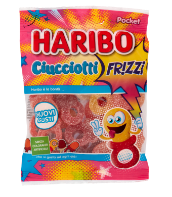 CARAMELLE HARIBO CIUCCIOTTI FRIZZI G.100 BS       