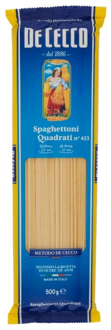 PASTA DE CECCO N.413 SPAGHETTONI QUAD.GR.500      