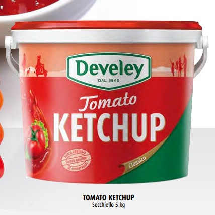 KETCHUP TOMATO DEVELEY KG.5 SECCHIELLO            