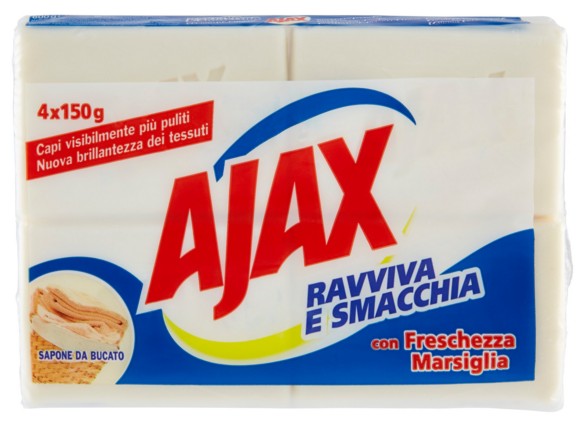 AIAX SAPONE BUCATO BIANCO GR.150X4                