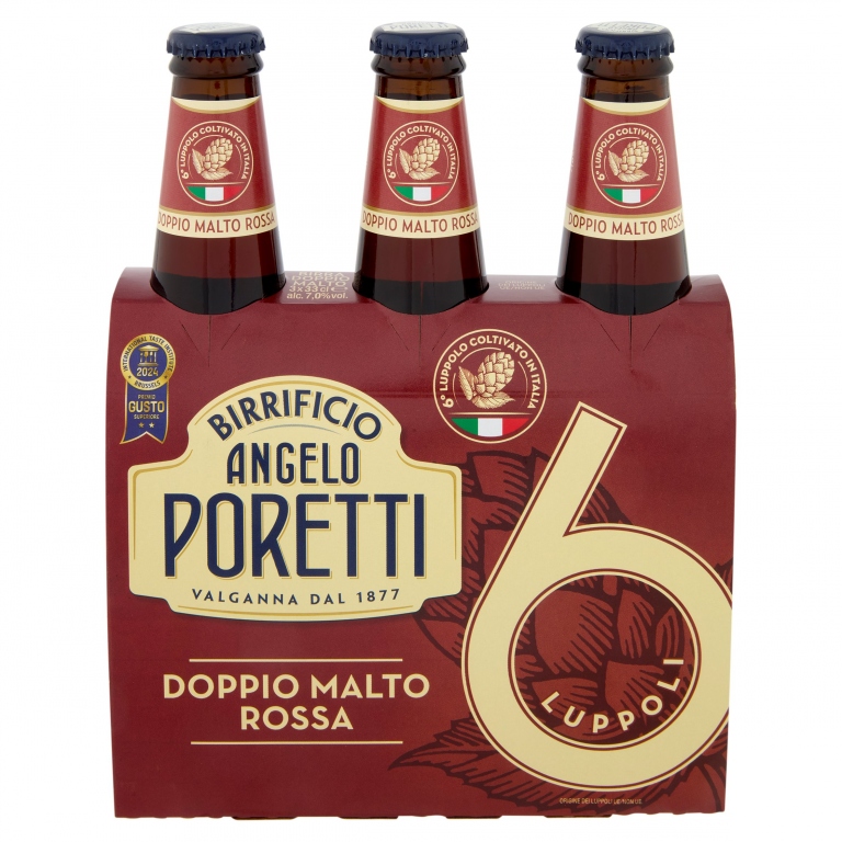 BIRRA PORETTI 6 LUPPOLI CL.33X3                   