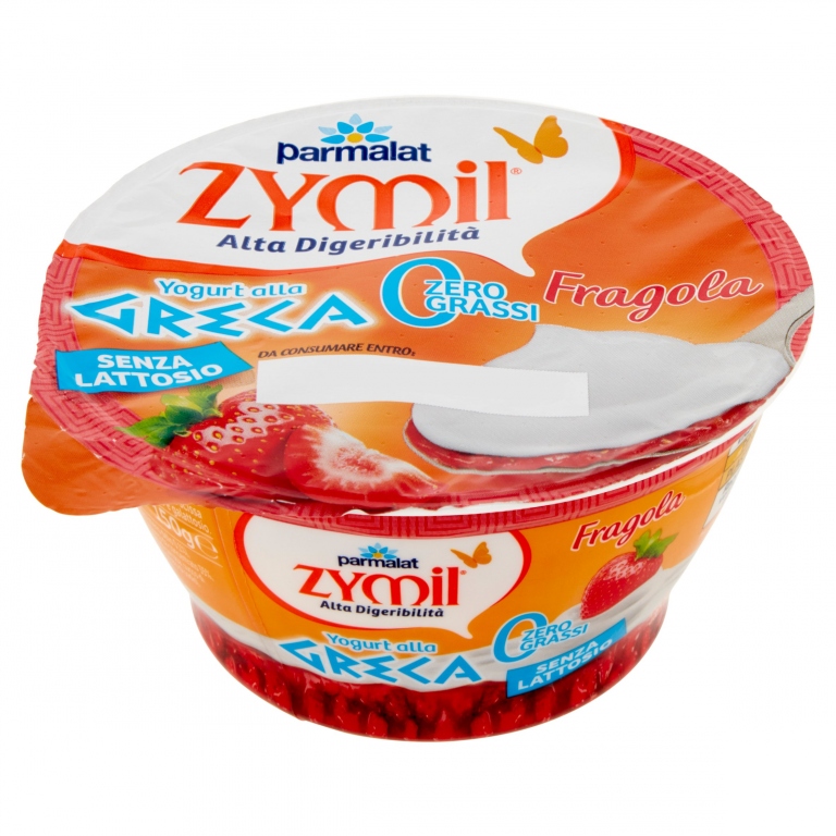 YOGURT ZYMIL ALLA GRECA FRAGOLA 0% GR.150 PARMALAT