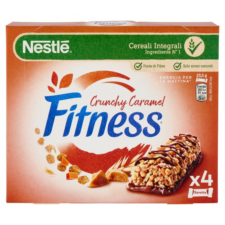 FITNESS BARR.CRUNCHY CARAMEL GR.94(23,5X4)T.1,99  