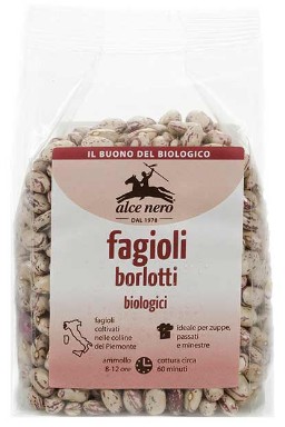 FAGIOLI BORLOTTI SECCHI BIO ALCE NERO GR.400      