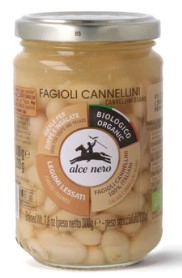 FAGIOLI CANNELLINI LESSATI BIO ALCE NERO GR.300   