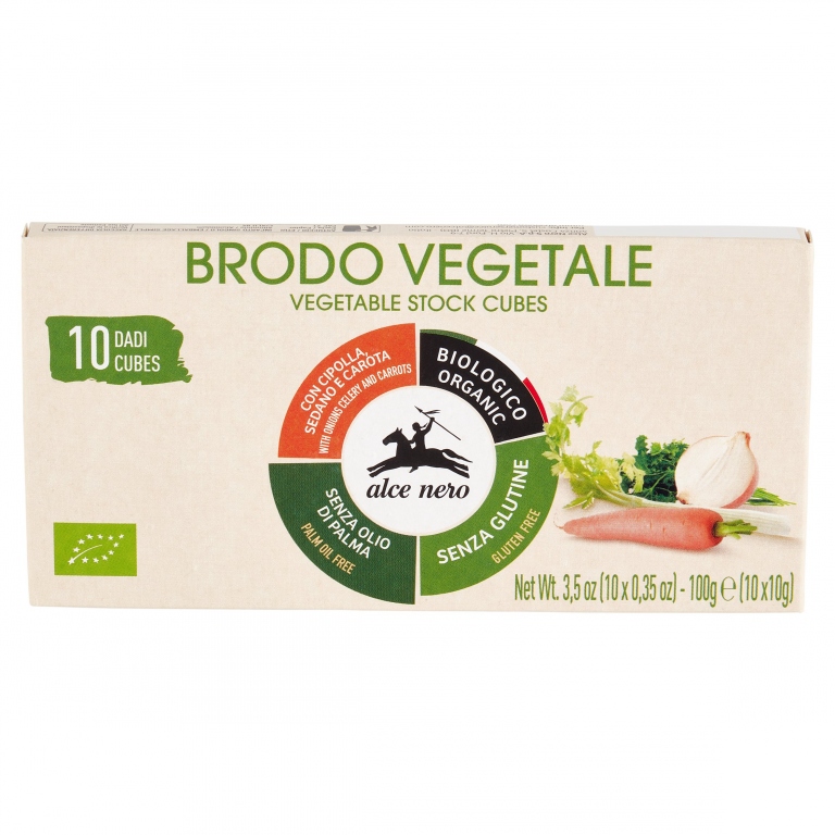 DADO VEGETALE BIO SENZA OLIO PALMA ALCE NERO G100 