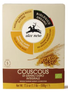 COUS COUS GRANO DURO INTEGRALE ALCE NERO G500     