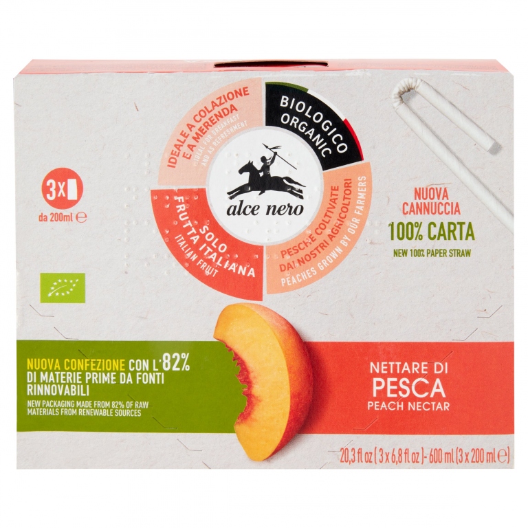 NETTARE DI PESCA BIO ALCE NERO BK ML200X3         