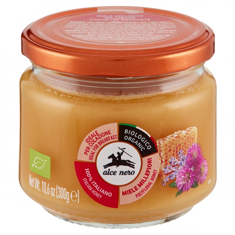 MIELE MILLEFIORI ITALIANO BIO ALCE NERO GR.300    