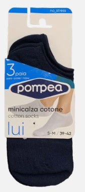 POMPEA MINICALZA COTONE LEI X3 COLORATI M         