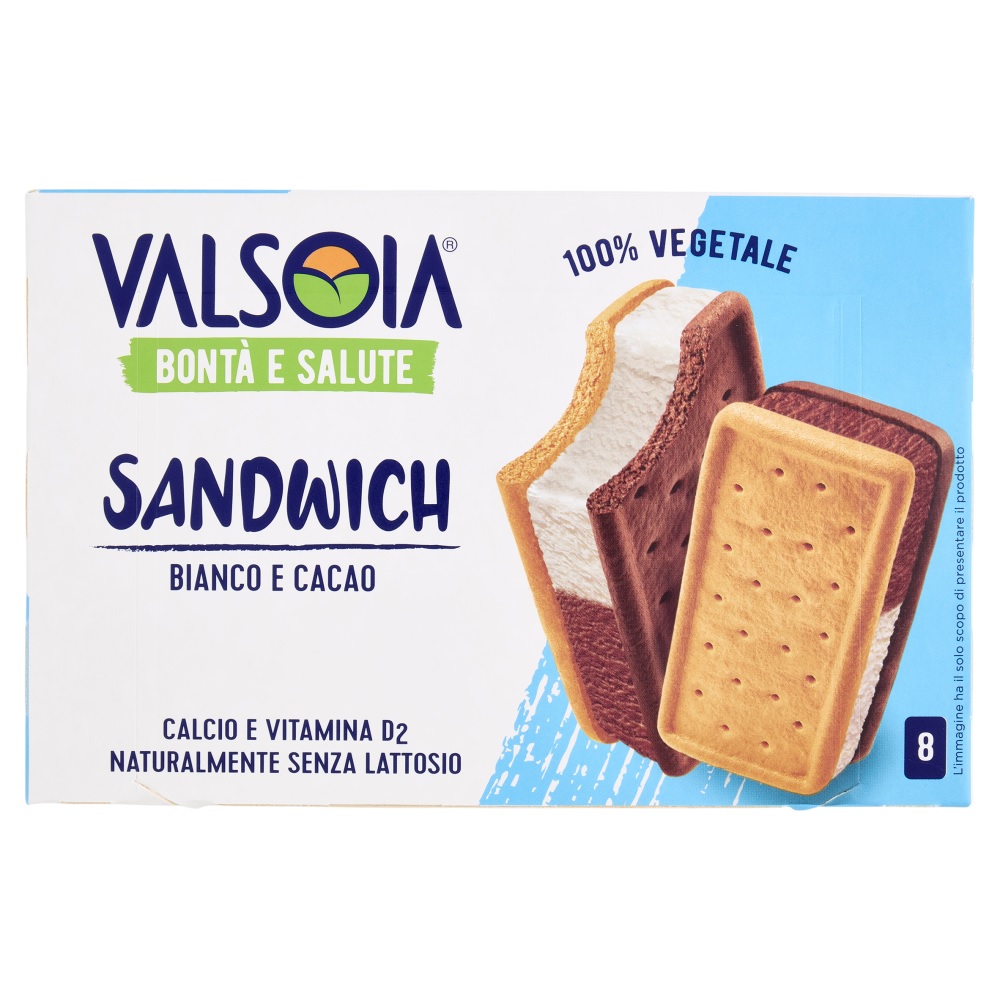 VALSOIA 8 SANDWICH C/CALCIO VIT.D2 GR.320