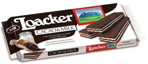 WAFER LOACKER GR.175 CACAO&MILK                   