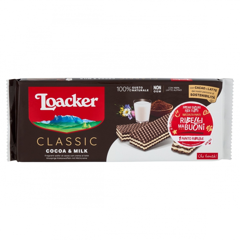WAFER LOACKER GR.175 CACAO&MILK                   