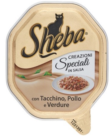 SHEBA TACCHINO/POLLO GR.85                        