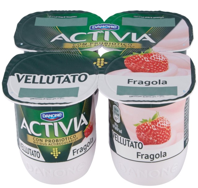 ACTIVIA FRAGOLA VELLUTATO GR.125X4                