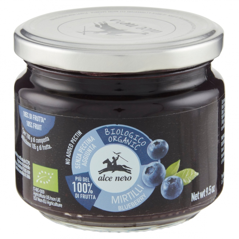 COMPOSTA DI MIRTILLI BIO ALCE NERO GR.270         