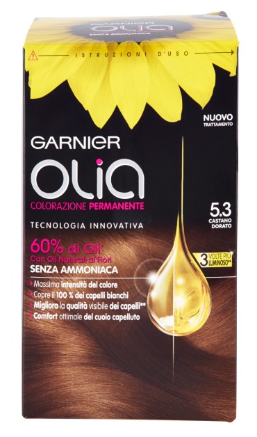 COLOR. OLIA CASTANO DORATO 5.3 GARNIER            