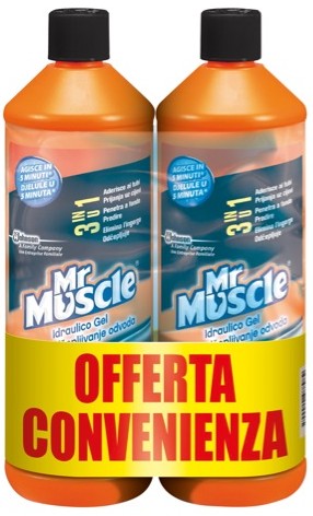 MR.MUSCOLO IDRAULICO GEL BIPACCO LT.1             