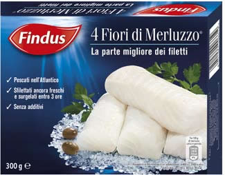 FIORI DI MERLUZZO FINDUS NEW PACK GR.300          