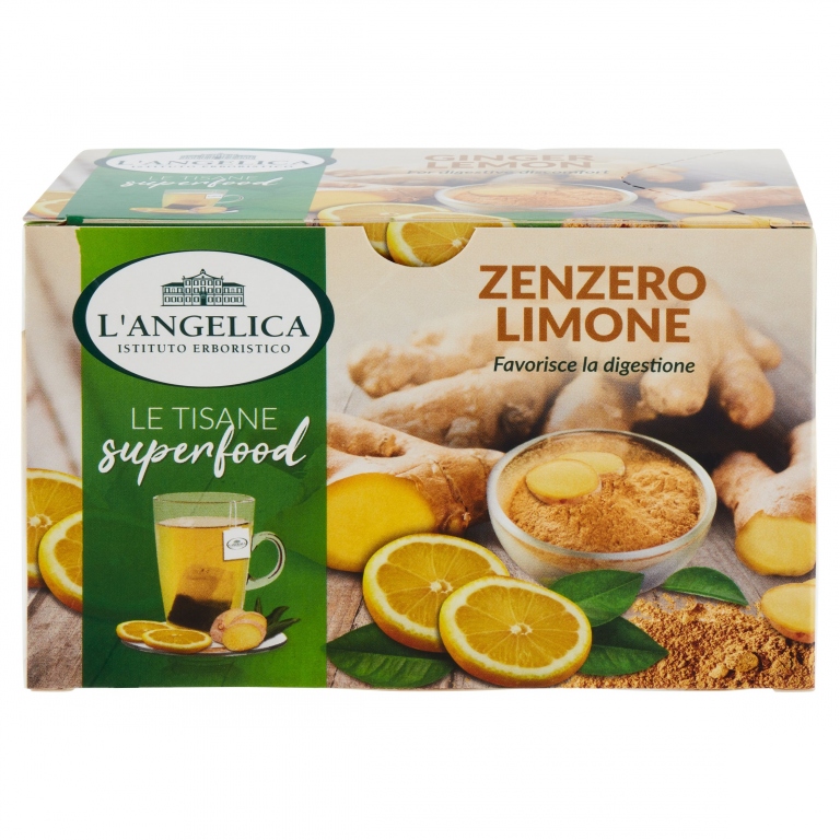 TISANA L'ANGELICA ZENZERO/LIMONE 20 FILTRI        