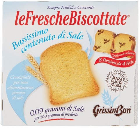 GRISSIN BON FETTE IPOSODICHE GR.250               