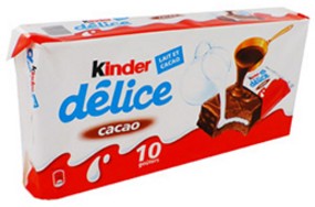 FERRERO KINDER DELICE CACAO T10                   