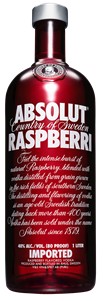 VODKA ABSOLUT RASPBERRY LT.1                      