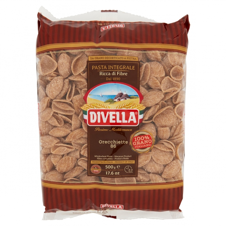 PASTA DIVELLA INTEGRALE ORECCHIETTE GR.500        