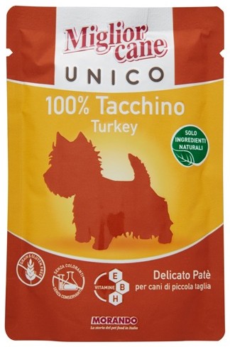 MORANDO CANE UNICO 100% TACCHINO GR.100           