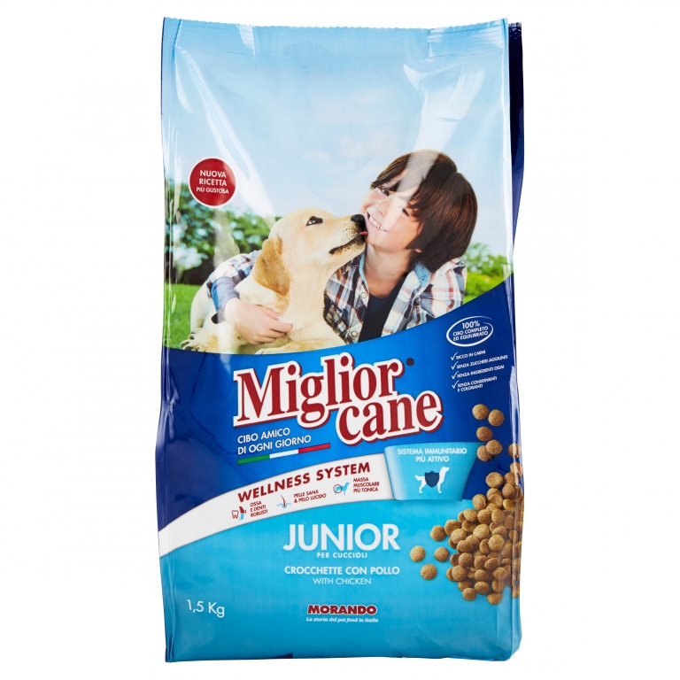 MORANDO CANE JUNIOR CROCCHETTE POLLO KG.1,5       