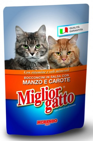 MORANDO GATTO STRACCETTI MANZO CAROTE GR.100      