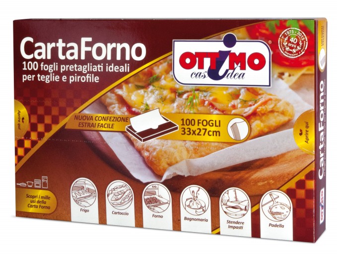 CARTA FORNO OTTIMO FOGLI PZ.100 33X27             