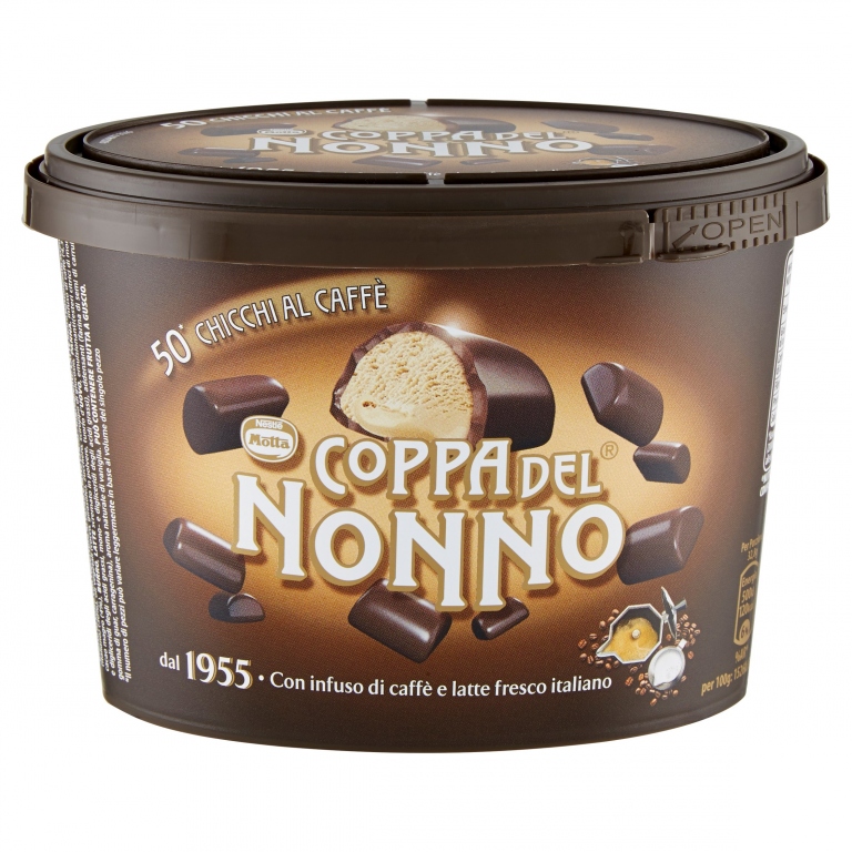 COPPA DEL NONNO CHICCHI DI CAFFE'MOTTA GR.220     