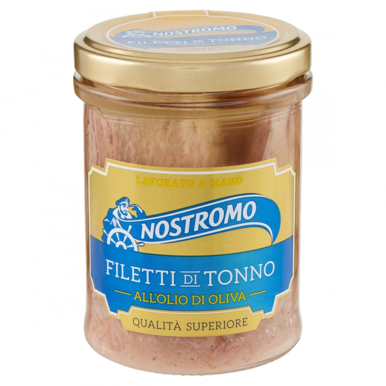 TONNO NOSTROMO O.O FILETTI GR.180 VETRO           