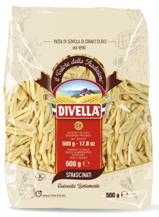 PASTA DIVELLA STRASCINATI ARTIGIANALI GR.500      