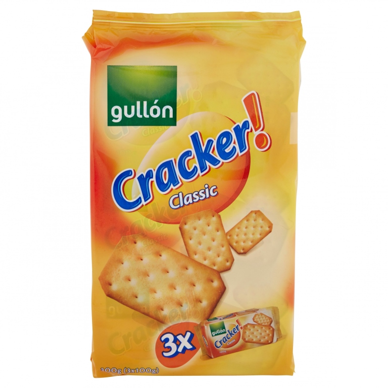 CRACKERS GULLON RETTANGOLARI MPK 3X100G           