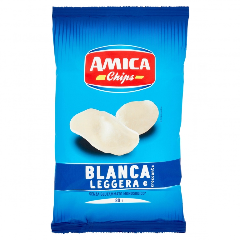 PATATINE AMICA CHIPS LA BLANCA GR.80              