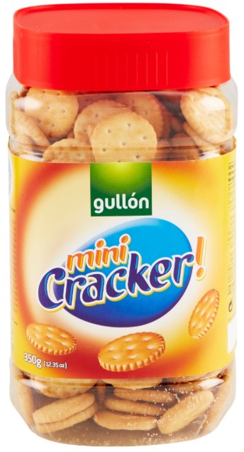 GULLON MINI CRACKERS BARATTOLO 350G               