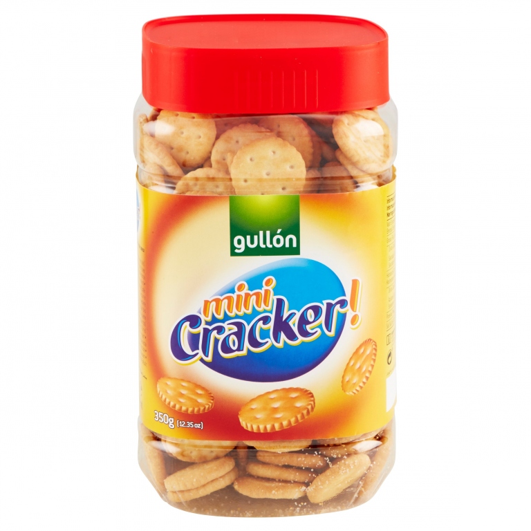 GULLON MINI CRACKERS BARATTOLO 350G               