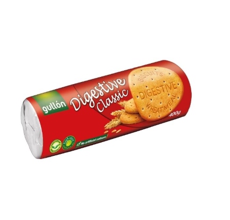 BISC.DIGESTIVE GULLON GR.400 TUBO                 