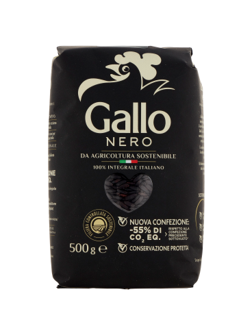 RISO GALLO NERO INTEGRALE GR 500                  