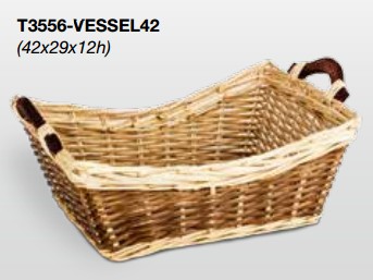 CESTO VIMINI NATALE VESSEL42(T3556)               