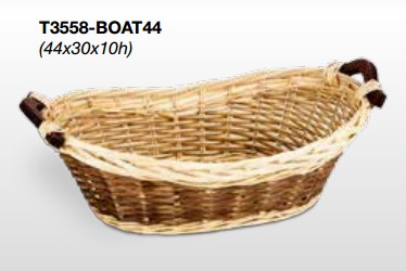 CESTO VIMINI NATALE BOAT44  (T3558)               