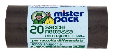 SACC.NETT.MISTERSACK 50X60 PZ.20 NERO LT.30       