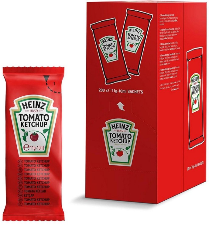 KETCHUP HEINZ GR.11 BUSTINEX200                   