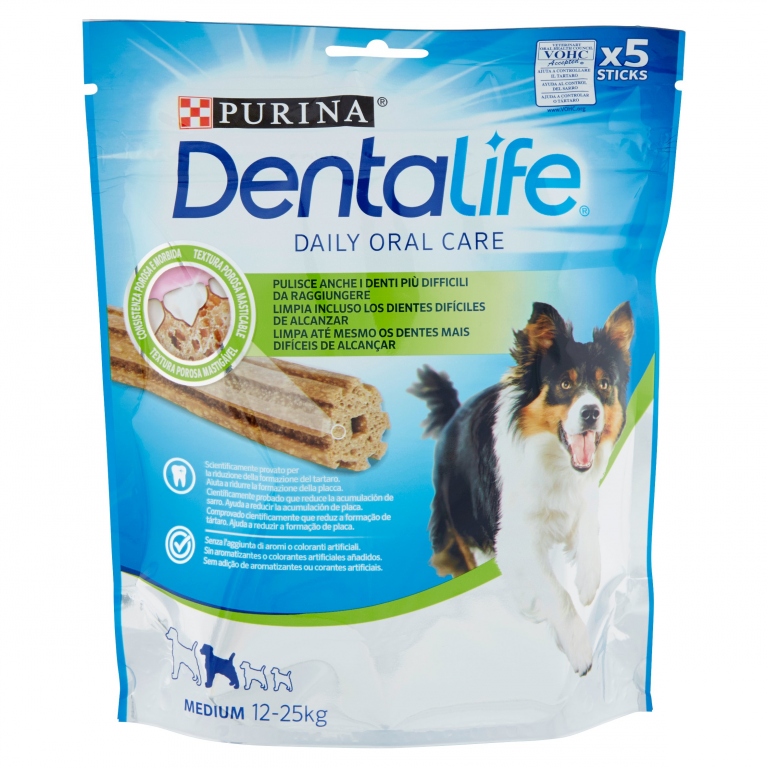 FRISKIES PURINA DENTALIFE MEDIUM X5 12-25KG       