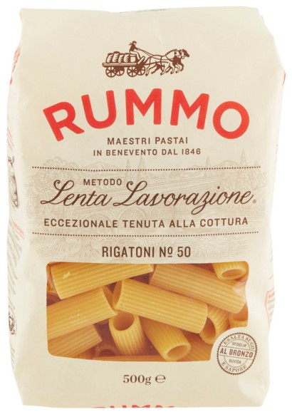 PASTA RUMMO N.50 RIGATONI GR.500                  