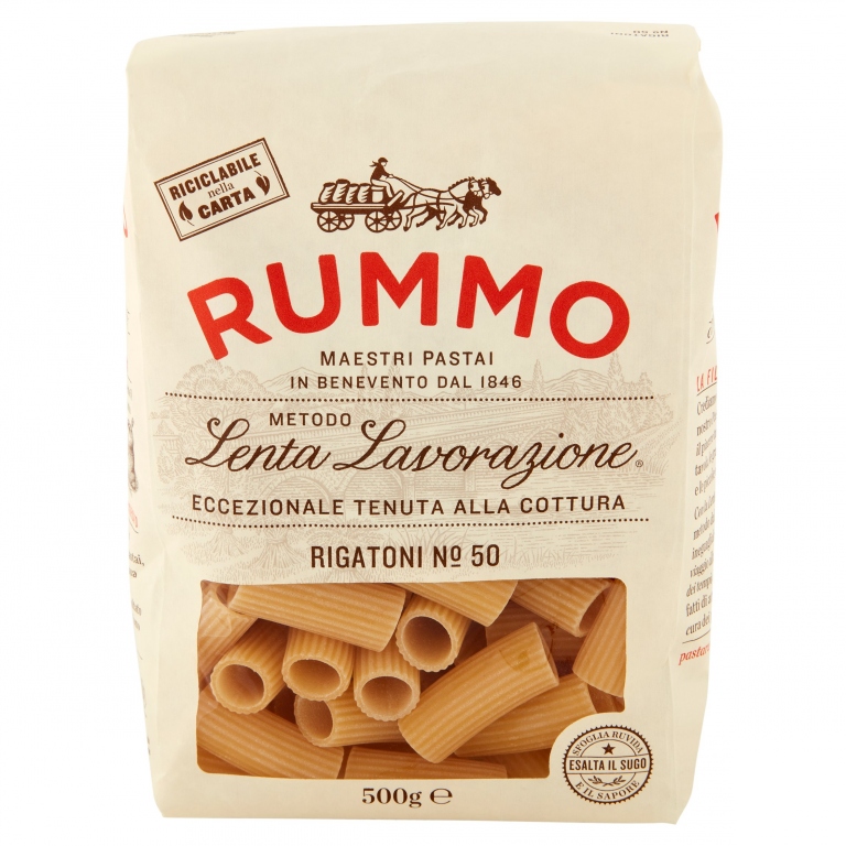 PASTA RUMMO N.50 RIGATONI GR.500                  