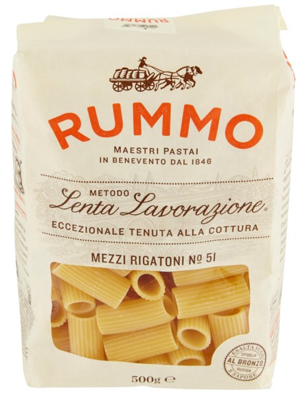 PASTA RUMMO N.51 MEZZI RIGATONI GR.500            